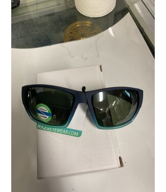 RAZE Eyewear 28551 SONAR - NAVY TURQ GREEN POLARIZED