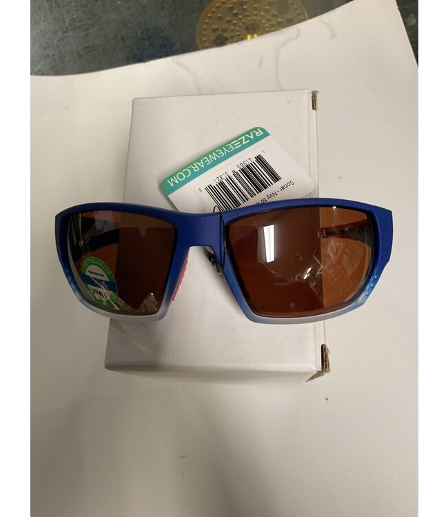 RAZE Eyewear Raze Eyewear 28531 SONAR - NAVY TO CLEAR HD POLARIZED