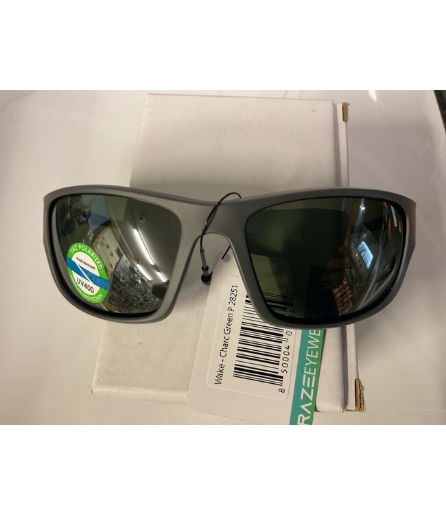 RAZE Eyewear Raze Eyewear 28251 WAKE - Charcoal Green Polarized