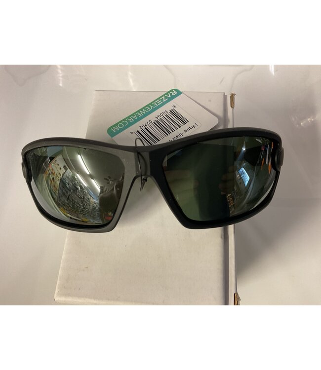 RAZE Eyewear 20151 J-Frame - Black Green Polarized