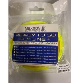 Maxxon Outfitters WF7F READY TO GO FLY LINE (BACKING + FLY LINE + LEADER)