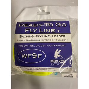 Maxxon Outfitters WF9F READY TO GO FLY LINE (BACKING + FLY LINE + LEADER)