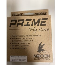 Maxxon Outfitters SP/WF10F BIG GAME WF-10F PRIME FLY LINE HIGH FLOATING  90' CHARTREUSE