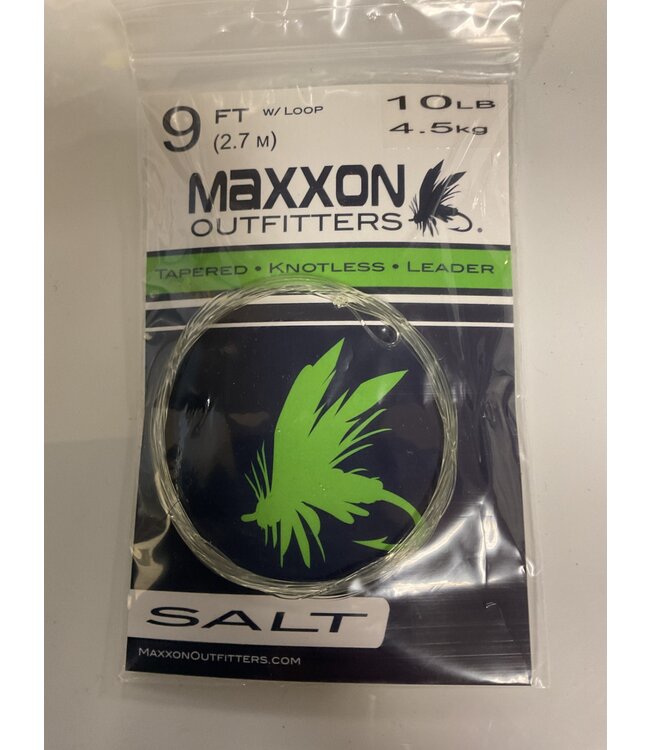 Maxxon Outfitters L-S10#9 LEADER 9' 10 LBS SALT