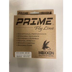 Maxxon Outfitters SP/WF-8F BIG GAME WF-8F PRIME FLY LINE HIGH FLOATING  90' CHARTREUSE