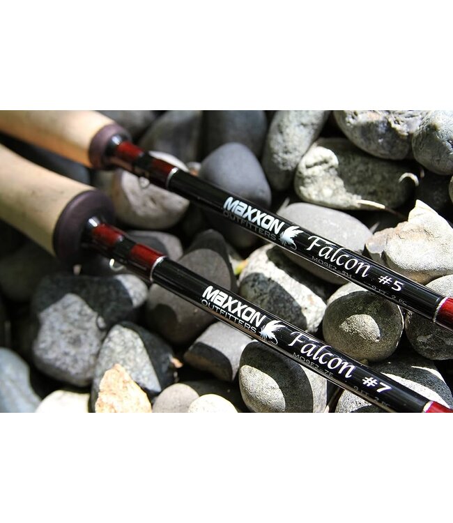 Maxxon Outfitters MO9F2-8F  FALCON FLY ROD 9'0"  WT FULL-WELLS FALCON 2 PC ROD