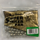 WATER GREMLIN CO. ZSPSS-2  WATER GREMLIN GREEN-SZ-2 REM. TIN SPLIT SHOT 72/PACK