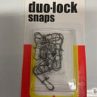 LUHR JENSEN 100 lb Test Duo-Lock Snap / 12 Pack Stainless Steel