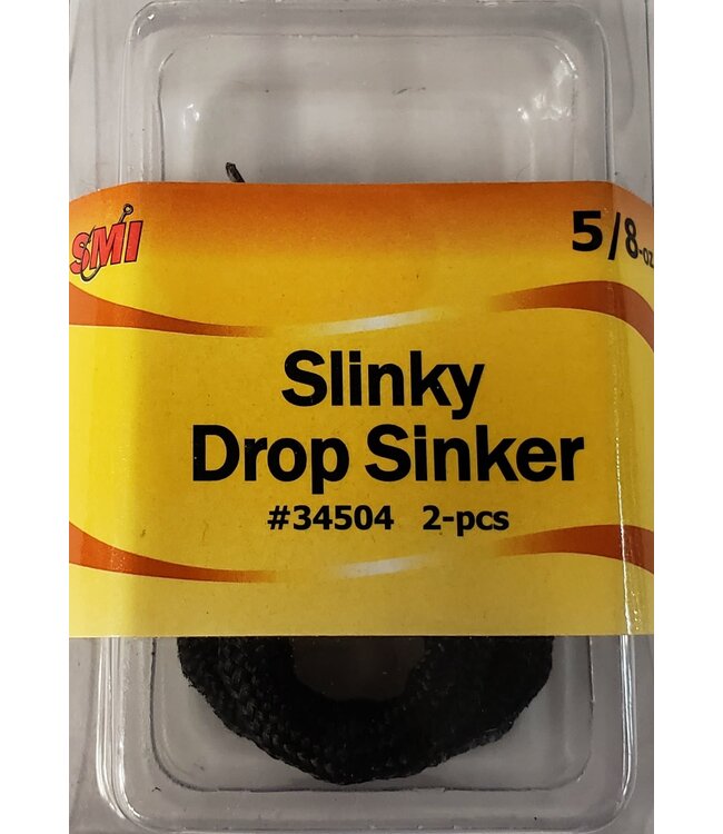 34504  5/8 OZ SLINKY DROP SINKER 2 PC
