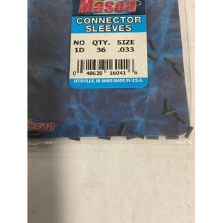 MASON CONNECTOR SLEEVES 36/PK FOR #30 MULTI-STRAND SZ 1D