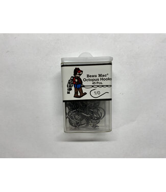 Beau Mac Octopus Hooks 45 1/0 Black