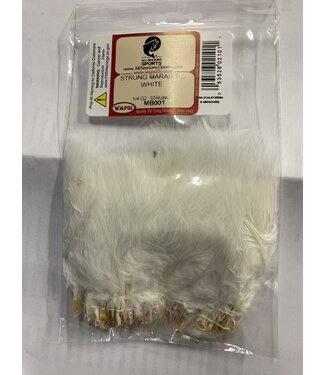 Wapsi (MB001) STRUNG MARABOU, WHITE