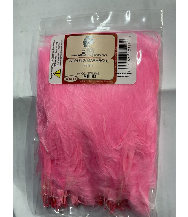 Wapsi STRUNG MARABOU, PINK (MB103)