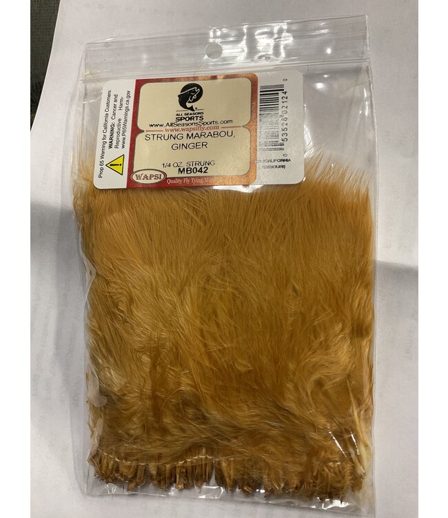 Wapsi STRUNG MARABOU, GINGER (MB042)