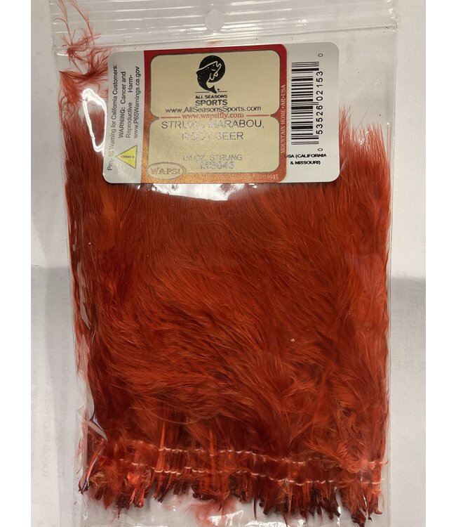 Wapsi (MB045) STRUNG MARABOU, ROOT BEER