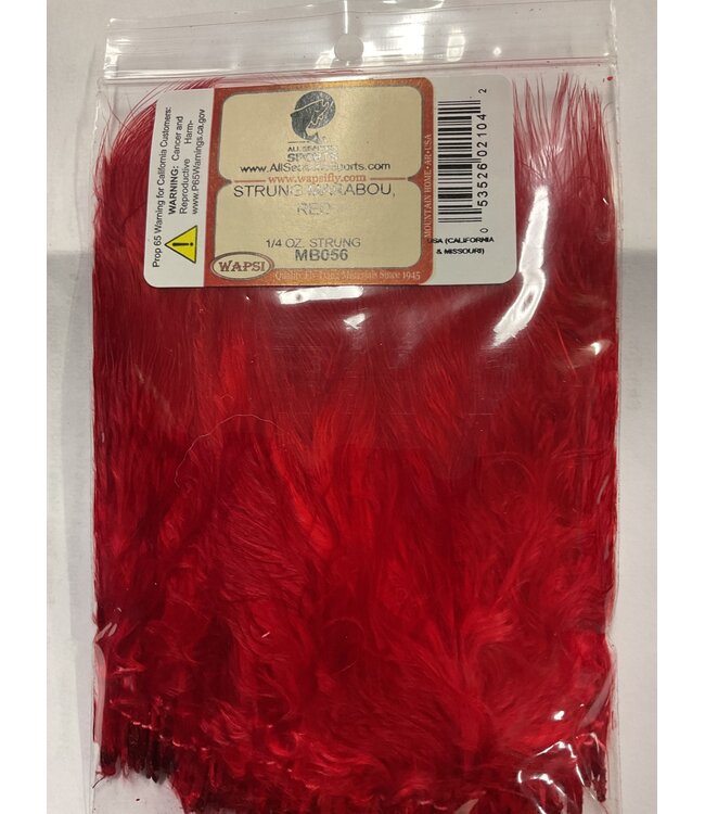 Wapsi (MB056) STRUNG MARABOU, RED