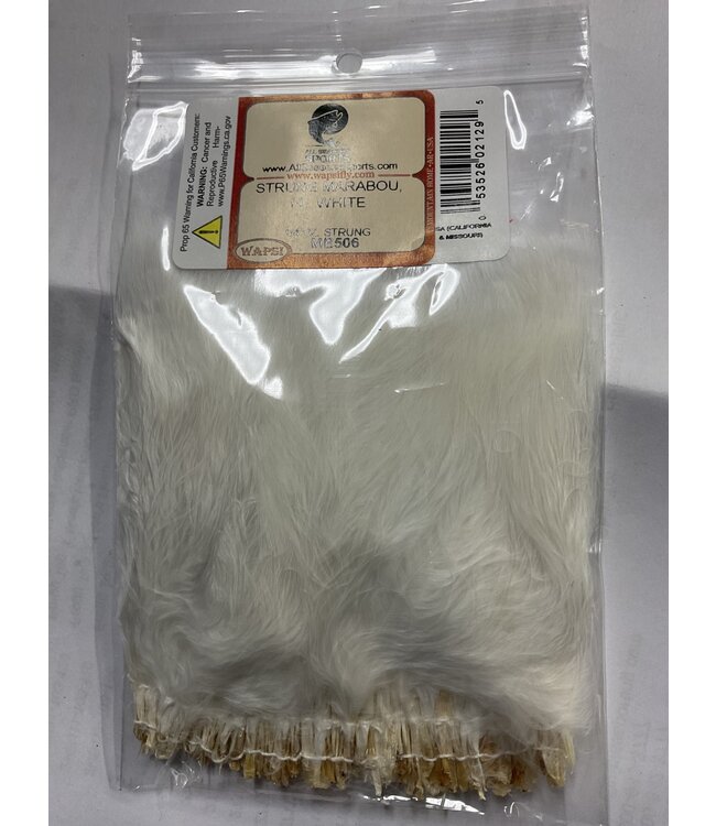 Wapsi (MB506) STRUNG MARABOU, FL. WHITE