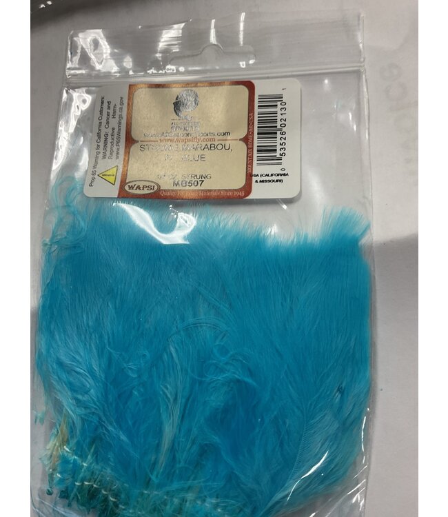 Wapsi (MB507) STRUNG MARABOU, FL. BLUE