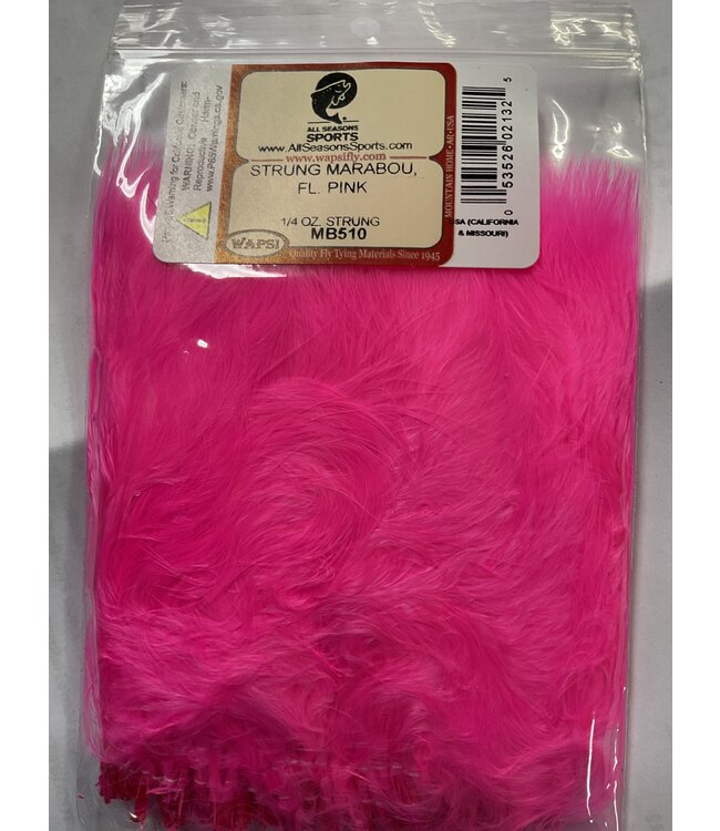 Wapsi (MB510) STRUNG MARABOU, FL. PINK