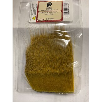 Wapsi (DBH006) DEER BODY HAIR, YELLOW