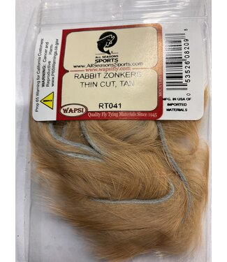 Wapsi (RT041) RABBIT ZONKERS THIN CUT, TAN