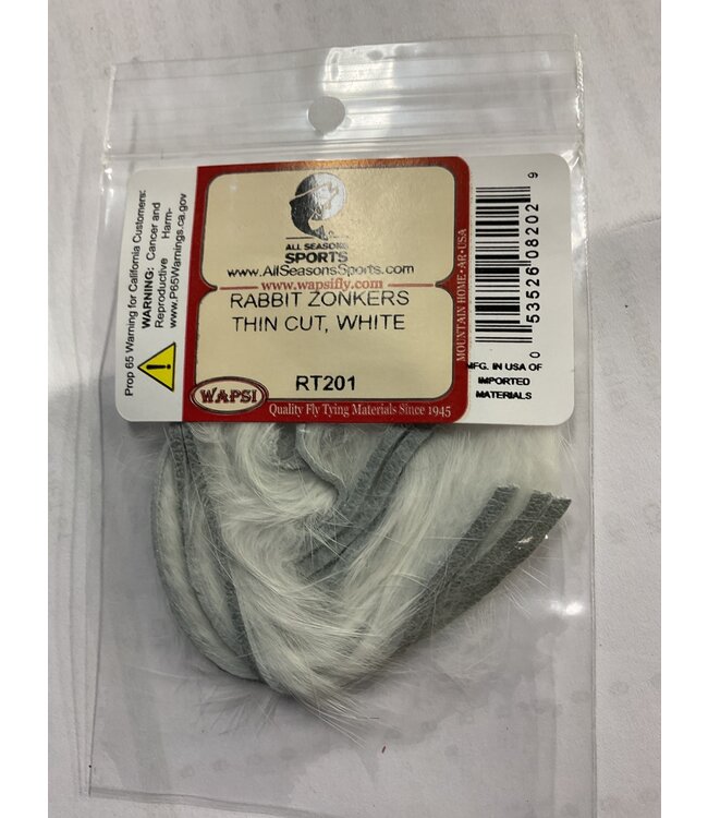 Wapsi (RT201) RABBIT ZONKERS THIN CUT, WHITE