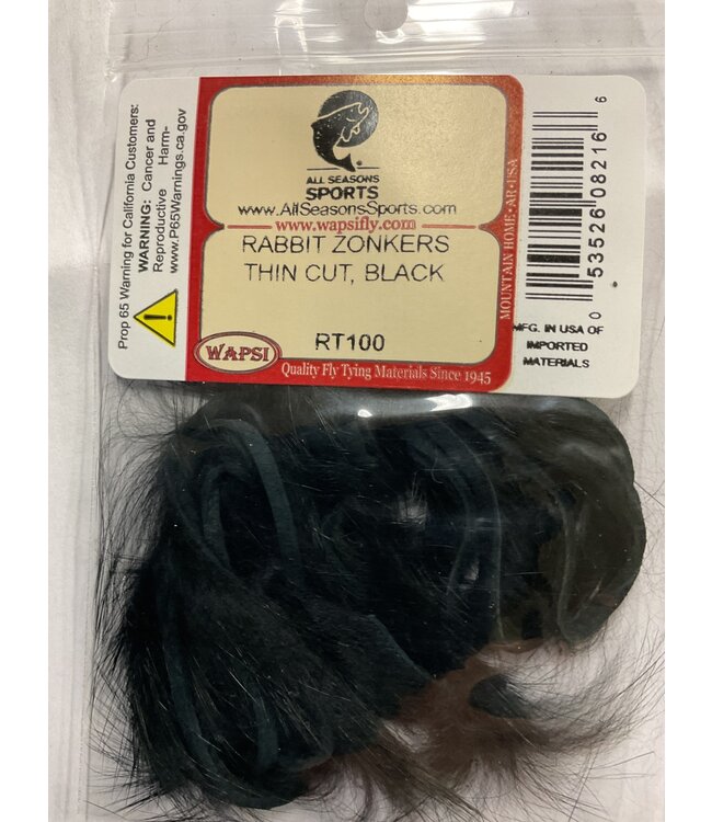 Wapsi (RT100) RABBIT ZONKERS THIN CUT, BLACK