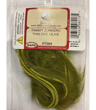 Wapsi (RT089) RABBIT ZONKERS THIN CUT, OLIVE