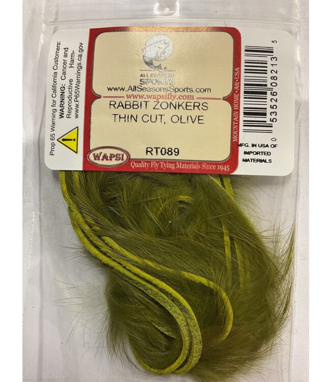 Wapsi (RT089) RABBIT ZONKERS THIN CUT, OLIVE