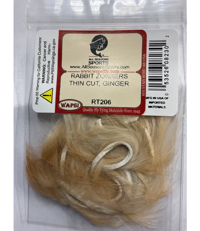 Wapsi (RT206) RABBIT ZONKERS THIN CUT GINGER