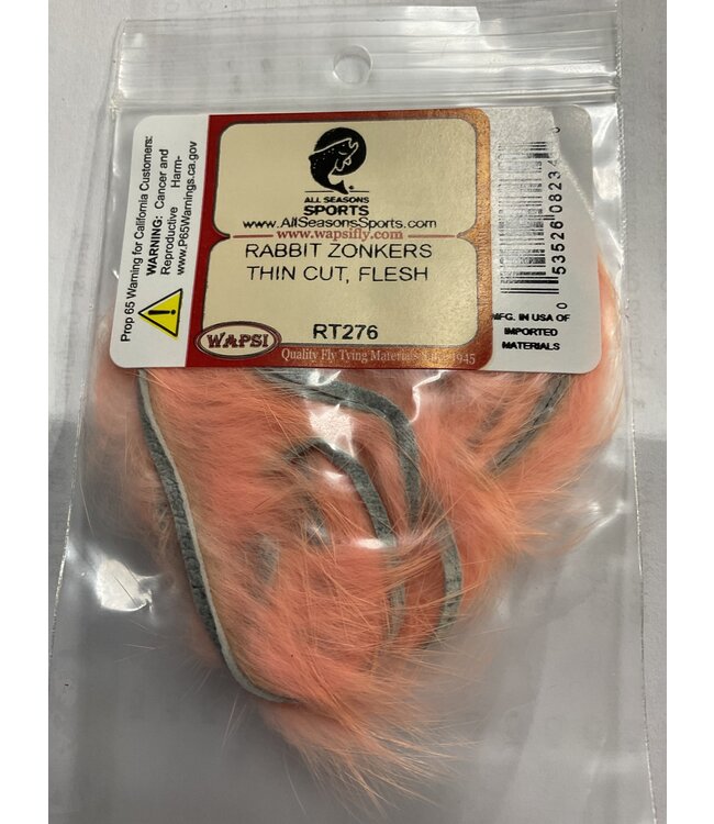 Wapsi (RT276) RABBIT ZONKERS THIN CUT, FLESH