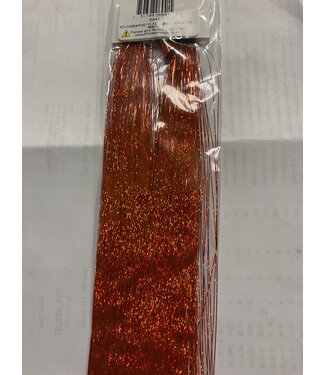 Wapsi HOLOGRAPHIC FLASHABOU TINSEL - ORANGE FH012