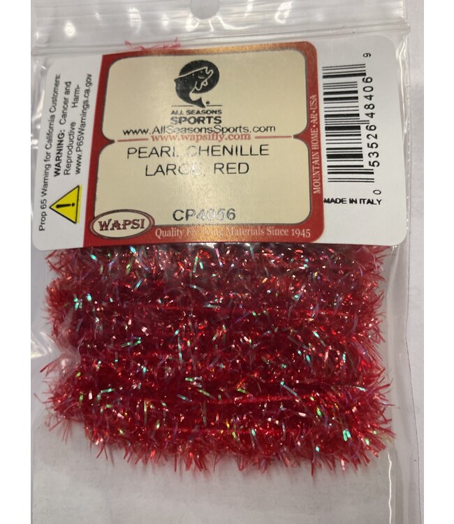 Wapsi (CP4056) PEARL CHENILLE LARGE, RED