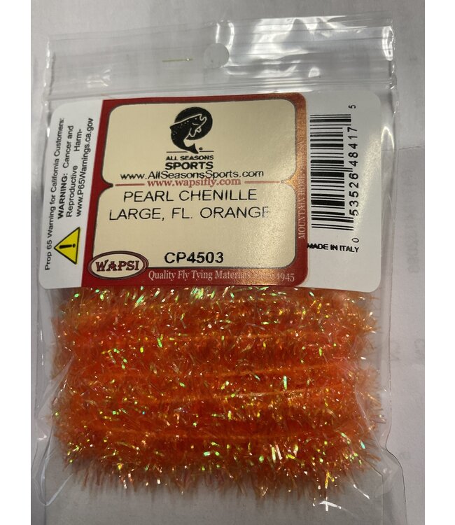 Wapsi (CP4503) PEARL CHENILLE LARGE, FL. ORANGE