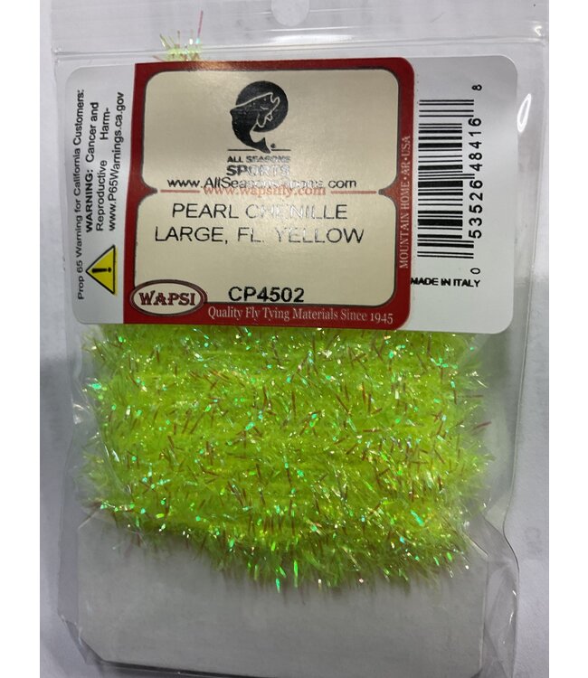 Wapsi (CP4502) PEARL CHENILLE LARGE, FL. YELLOW