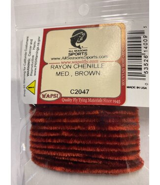 Wapsi RAYON CHENILLE, MED., BROWN C2047