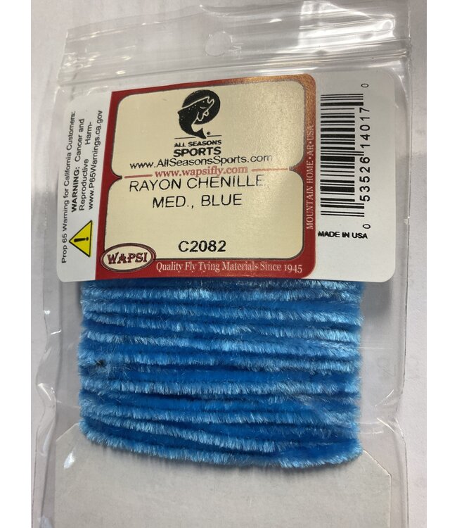 Wapsi RAYON CHENILLE, MED., BLUE C2082