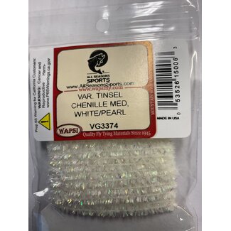 Wapsi VAR. TINSEL CHENILLE MED VG3374 WHITE/PEARL