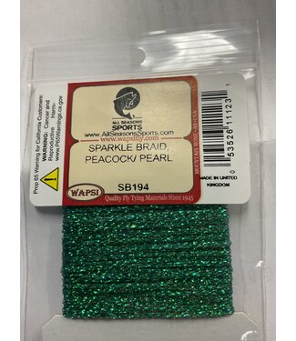 Wapsi SPARKLE BRAID, PEACOCK/ PEARL SB194