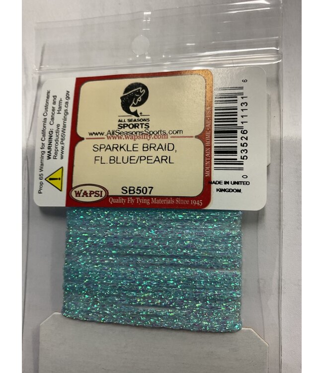 Wapsi SPARKLE BRAID, FL.BLUE/PEARL SB507
