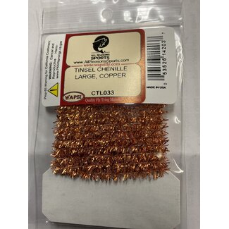 Wapsi TINSEL CHENILLE LARGE, COPPER (CTL033)