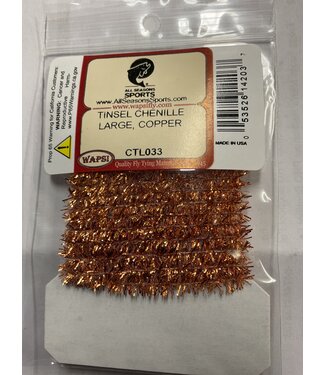 Wapsi TINSEL CHENILLE LARGE, COPPER (CTL033)