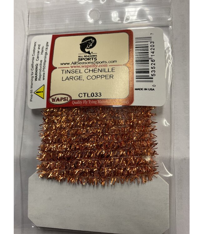 Wapsi (CTL033) TINSEL CHENILLE LARGE, COPPER