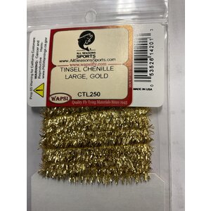Wapsi TINSEL CHENILLE LARGE, GOLD/METALLIC CTL250