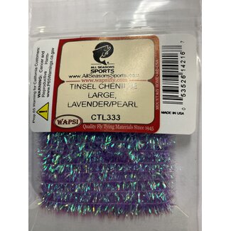 Wapsi (CTL333) TINSEL CHENILLE LARGE, LAVENDER/PEARL