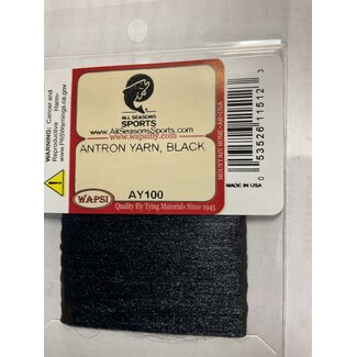 Wapsi (AY100) ANTRON YARN, BLACK