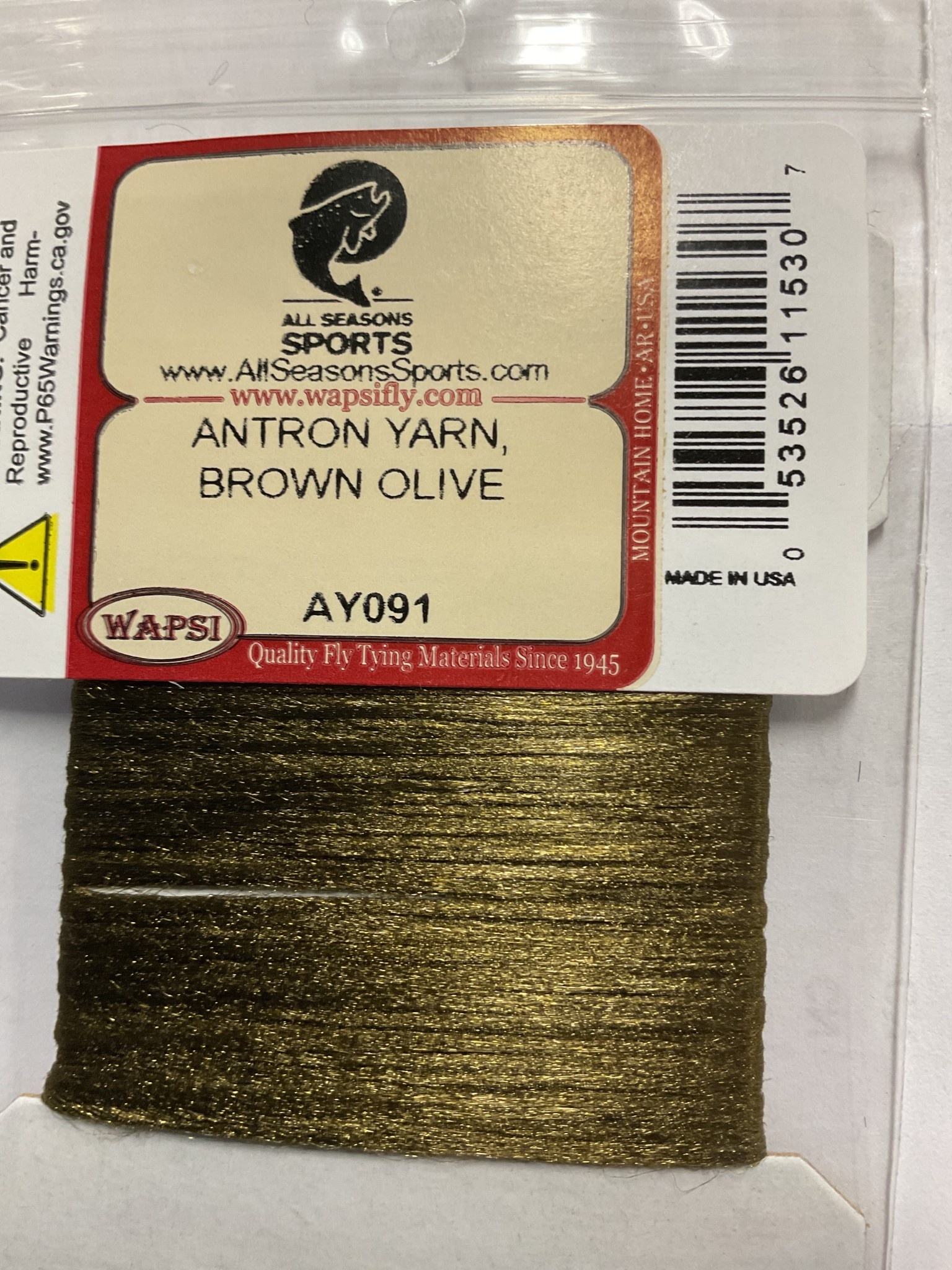 Wapsi Antron Yarn - Olive Dun