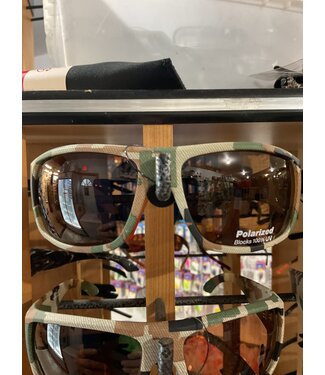 Fisherman Eyewear Fisherman Eyewear Everglade Matte Camo Frame/Brown50490102x