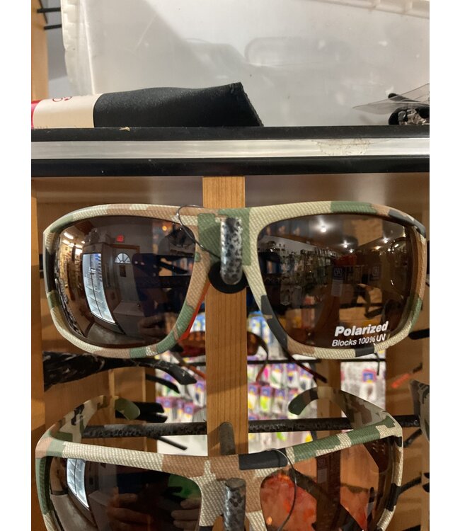 Fisherman Eyewear Fisherman Eyewear Everglade Matte Camo Frame/Brown50490102x