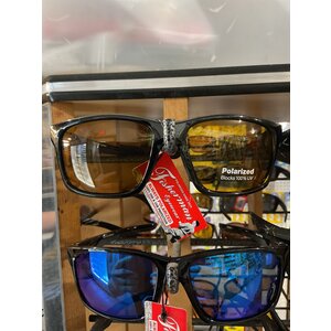 Fisherman Eyewear Fisherman Eyewear Pargo, Shiny Black Frame / Amber 50713003X